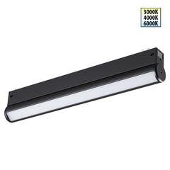 359952 PORT NT25 214 черный Трековый светильник с переключ. цв. темпер. IP20 LED 3000К\4000К\6000К 18W 90-240V VECTOR