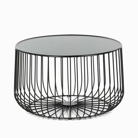 Фото: Кофейный столик Flat cage диаметр 65 - основной вид