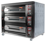 Печь хлебопекарная Miratek BK-39G + каменный под (3 яруса) + пароувлажнение