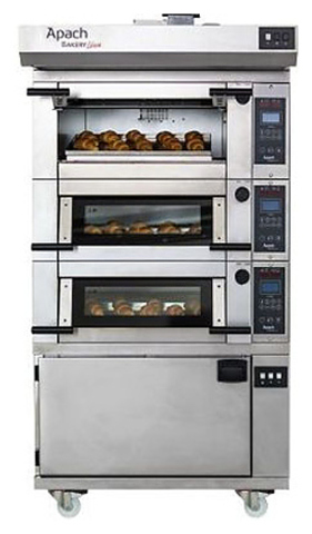 Печь подовая Apach Bakery Line E2K4P DPBI-T