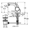 Ideal Standard Melange A4268AA Смеситель для биде однорычажный с донным клапаном