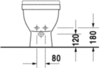 Duravit Starck 3 2234100000 Биде напольное