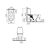 VitrA Grand 6611B003-0075 Чаша унитаза, белый