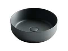 Ceramica Nova Element CN6022MDH Умывальник чаша накладная круглая, 39x39, цвет: темный антрацит матовый фото