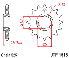 Звезда ведущая JTF1515 15