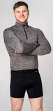 Терморубашка Noname Alaska Grey Melange для холодной погоды