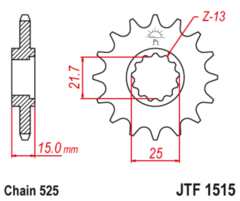 Звезда ведущая JTF1515 15