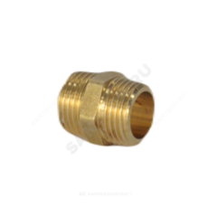 Ниппель латунь Ду 40 (1 1/2") НР R189 Giacomini R189Y007