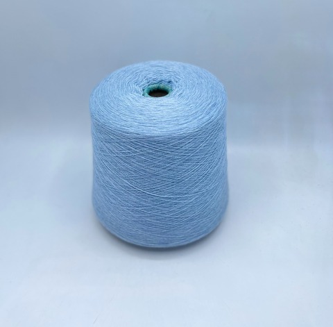 Zegna Baruffa (пр.Италия), art-Cashwool, 2/30 1500м/100гр. 100%Меринос,  цвет-Голубой меланж(223/23/21), арт-34277