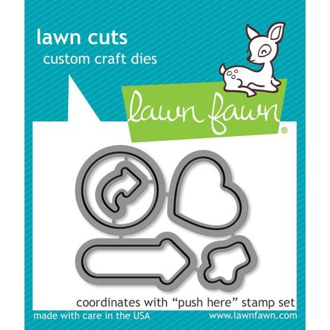 Набор ножей  - Lawn Cuts Custom Craft Die -Push Here
