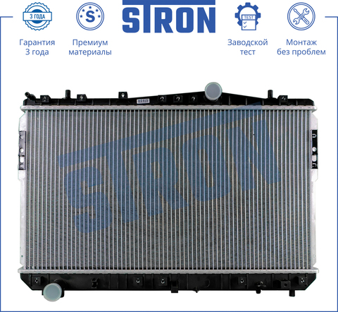 РАДИАТОР LACETTI, GENTRA МКПП (ПАЯНЫЙ) STRON (KOREA)