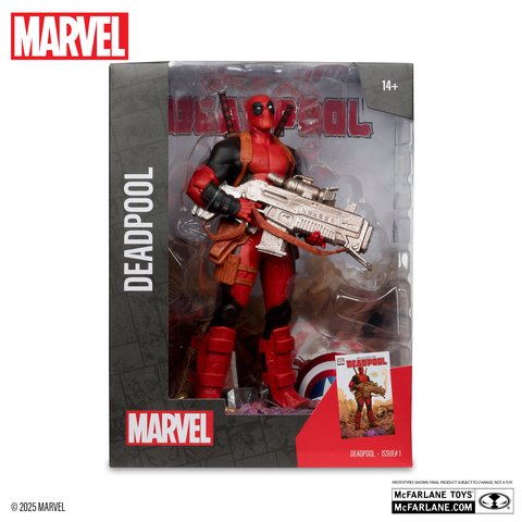 Фигурка McFarlane Toys Marvel: Deadpool with Scene & Comic (Deadpool #1)