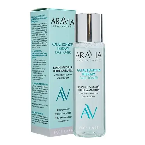 Балансирующий тонер для лица Galactomyces Therapy, 200 мл ARAVIA Laboratories