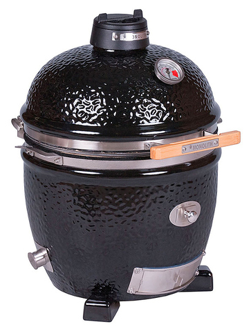 Гриль керамический Monolith Grill Junior Pro Serie 2.0 черный без подставки