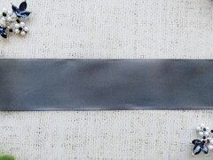 Лента атласная, ш. 5 см, серый
