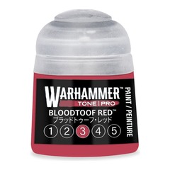 Краска Bloodtoof Red 3 — Warhammer Tone Pro, 12 мл, 20-153 (ПРЕДЗАКАЗ)