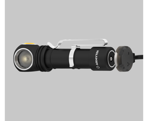 Фонарь универсальный Armytek Wizard C2 Magnet USB черный/желтый лам.:светодиод.x1 (F08901W)