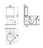 Creavit NV410-00CB00E-0000 Бачок, цвет: белый