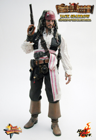 Фигурка Джек Воробей из фильма Пираты Карибского моря На краю света Hot Toys