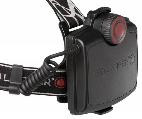 Фонарь налобный Led Lenser H14R.2, чёрный, светодиодный, AAx4 (7299-R)