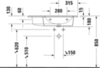 Duravit ME by Starck 2346830030 Раковина мебельная