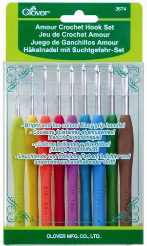 Clover Набор крючков Amour Crochet Hook Set 3674
