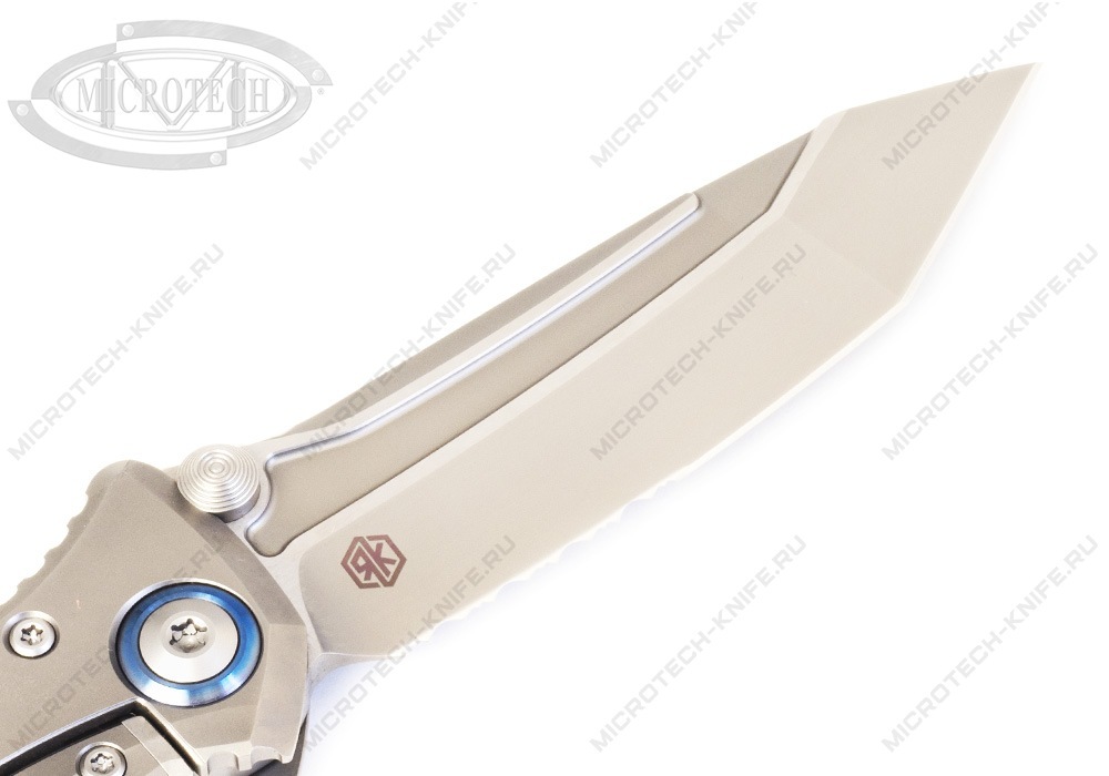 Нож Microtech Socom Bravo 261-8CFTI Partially Serrated Tanto Blue Collar