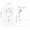WasserKRAFT Aller 10TLT.031.ME.WM04 Встраиваемый смывной бачок