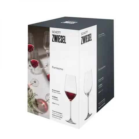 Набор из 4 бокалов для красного вина Bordeaux 630 мл SCHOTT ZWIESEL Fortissimo арт. 123682*