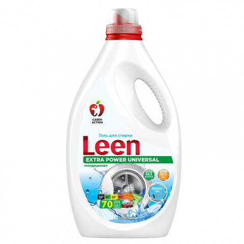 ГЕЛЬ ДЛЯ СТИРКИ LEEN EXTRA POWER UNIVERSAL 3л.