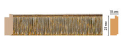 Молдинг Decomaster 102-17 25*10*2400мм