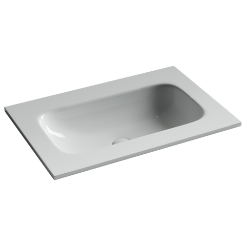 Ceramica Nova Грация (Grace) CN7031WX Раковина накладная мебельная 710x457x137 без отв. под смеситель, белый