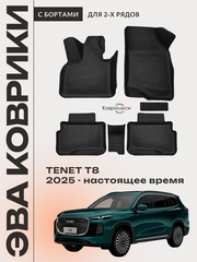 Автомобильные коврики ЭВА с бортами для TENET T8 (25-н.в.)
