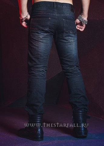 Affliction | Джинсы мужские Gage Standard Greenville 110SK041 сзади