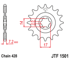 Звезда ведущая JTF1501 14