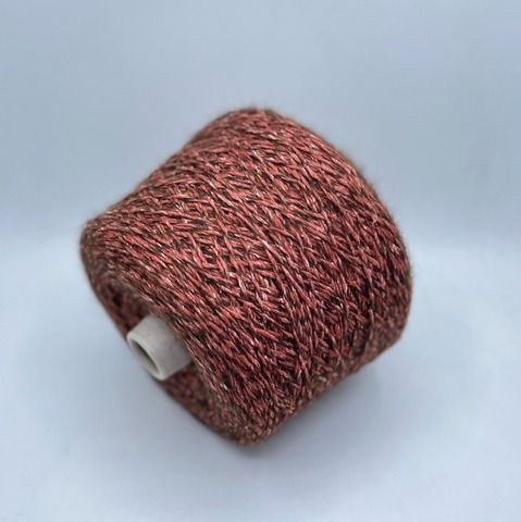 Бобинная пряжа (пр.Италия),art-Filato Free 170м/100гр, 40% Меринос, 6% Мохер, 20% Хлопок, 20% Полиамид, 8% Полиакрил, цвет- Терракот,мулине, арт.28009