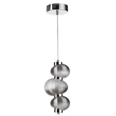 5096/12L L-VISION ODL25 361 хром/дымчатый градиент/металл/стекло Подвес LED 12W 4000K 1492Лм BRUCO