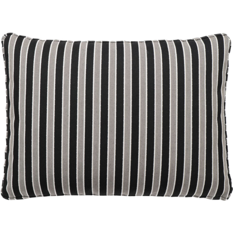 Фото: Подушка Cushion Outdoor 48x35  сизые и черные полоски - основной вид