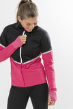 Элитный утепленный костюм для бега Craft Urban Fuseknit Pink-Black женский
