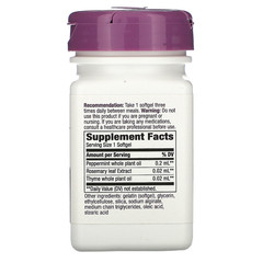 Nature's Way, Peppermint Soothe, 60 Softgels