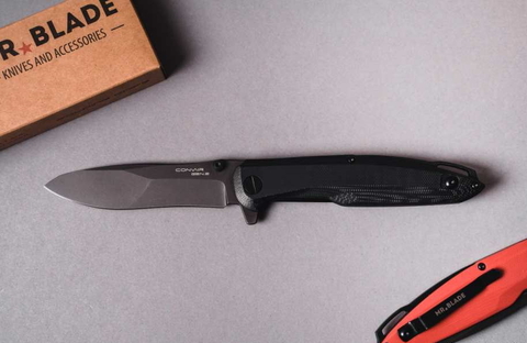 Складной нож Convair Gen.2, D2, Black Stonewash, G10 Black