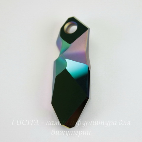 6913 Подвеска Сваровски Kaputt Crystal Scarabaeus Green (40 мм)