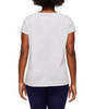 Asics Logo Graphic Tee  футболка для бега женская серая - 2
