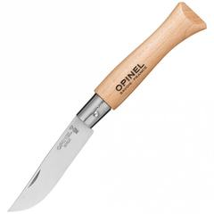Фото Складной Нож Opinel Stainless steel №5, нержавеющая сталь Sandvik 12C27, бук, 001072