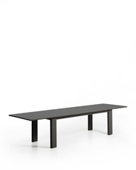 Раздвижной уличный стол Livorno из графитового алюминия, 233(350) x 100 см