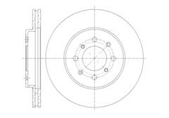 Диск тормозной вентилируемый G-brake  GR-20772