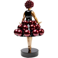 Фигура декоративная Primaballerina Pom «Прима-балерина с помпонами» 35 см, Фиолетовый