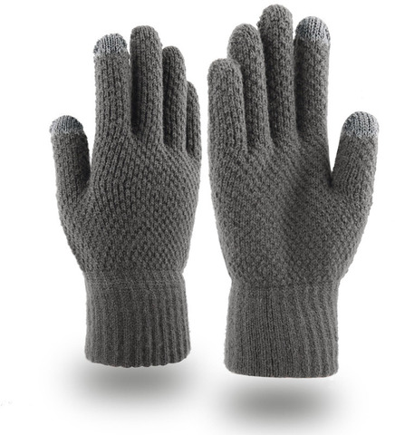 Картинка перчатки Skully Wear GLV-437_gray  - 1
