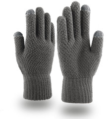 Перчатки трикотажные Skully GLV-437 gray сенсорные