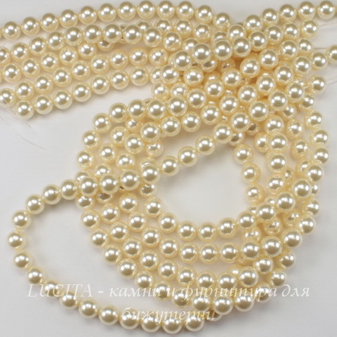 5810 Хрустальный жемчуг Сваровски Crystal Cream круглый 3 мм, 10 шт